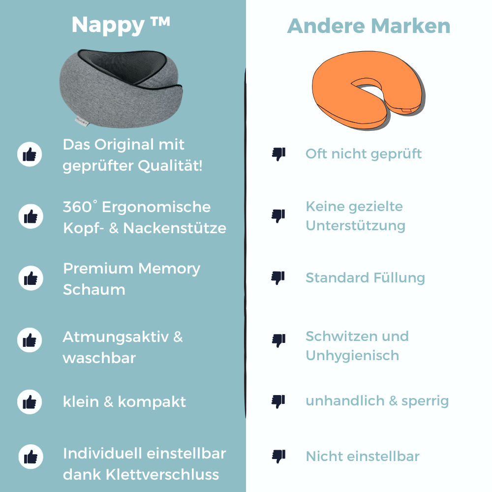 Nappy™ - Das Reisekissen
