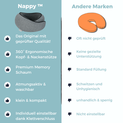 Nappy™ - Das Reisekissen